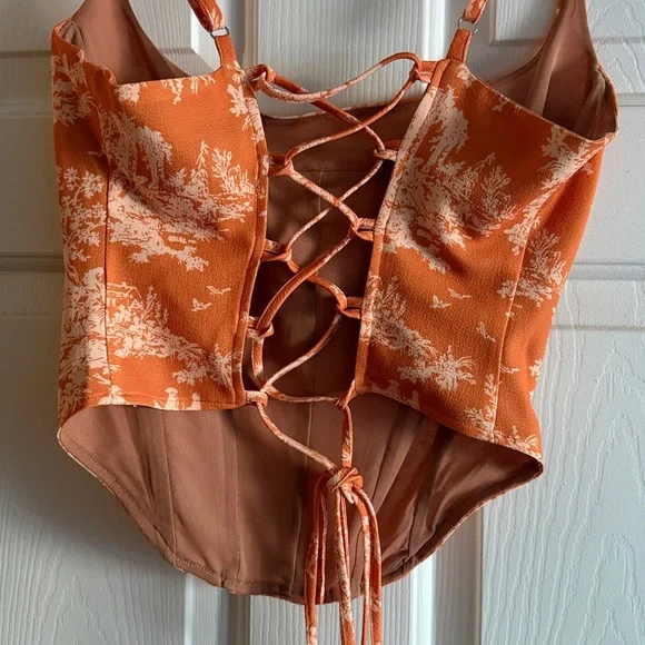 Miaou Venus Corset in Clementine Toile, Size L, NWOT - Picture 8 of 9
